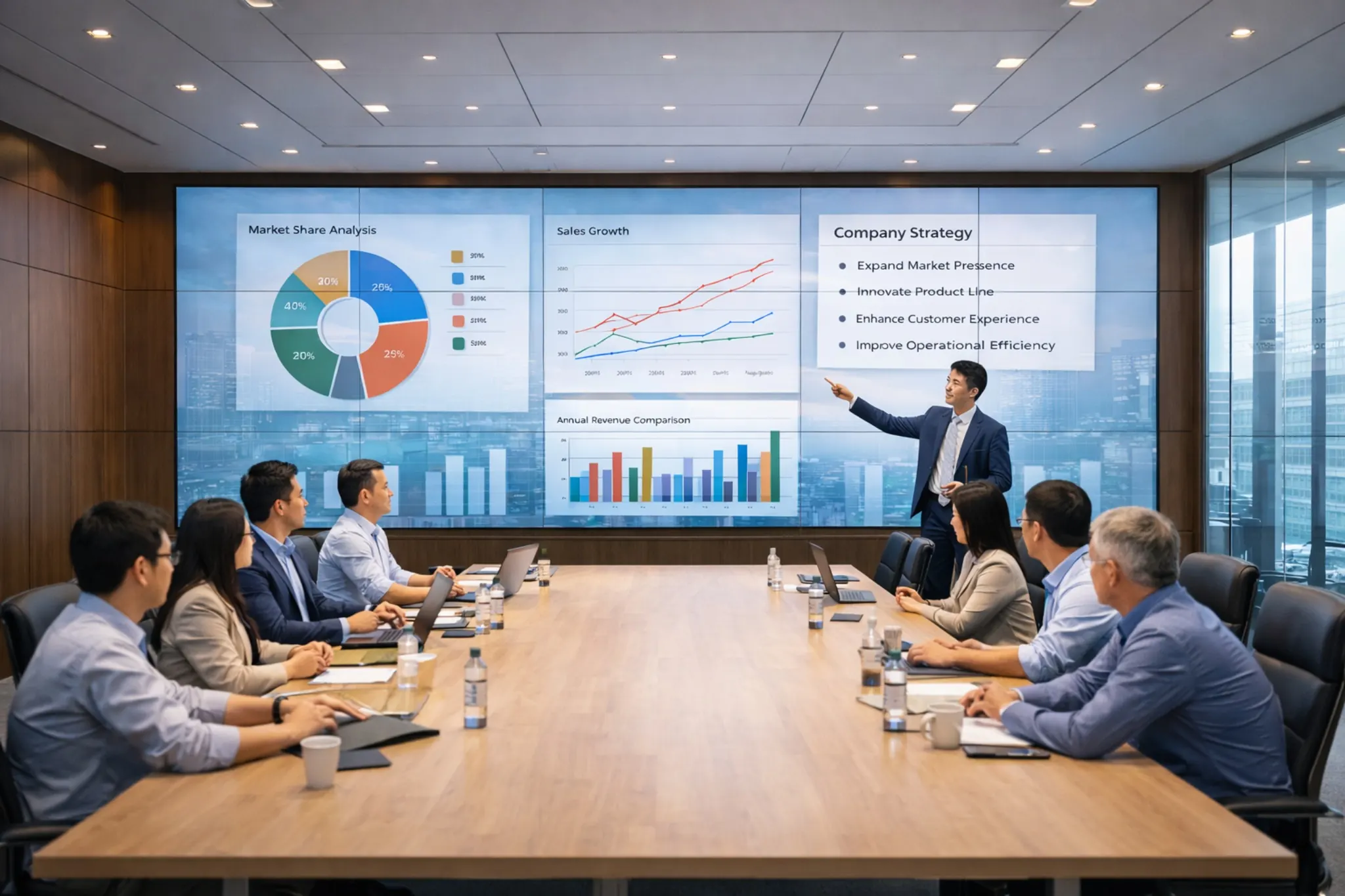 Boardroom videowall solution in Singapore