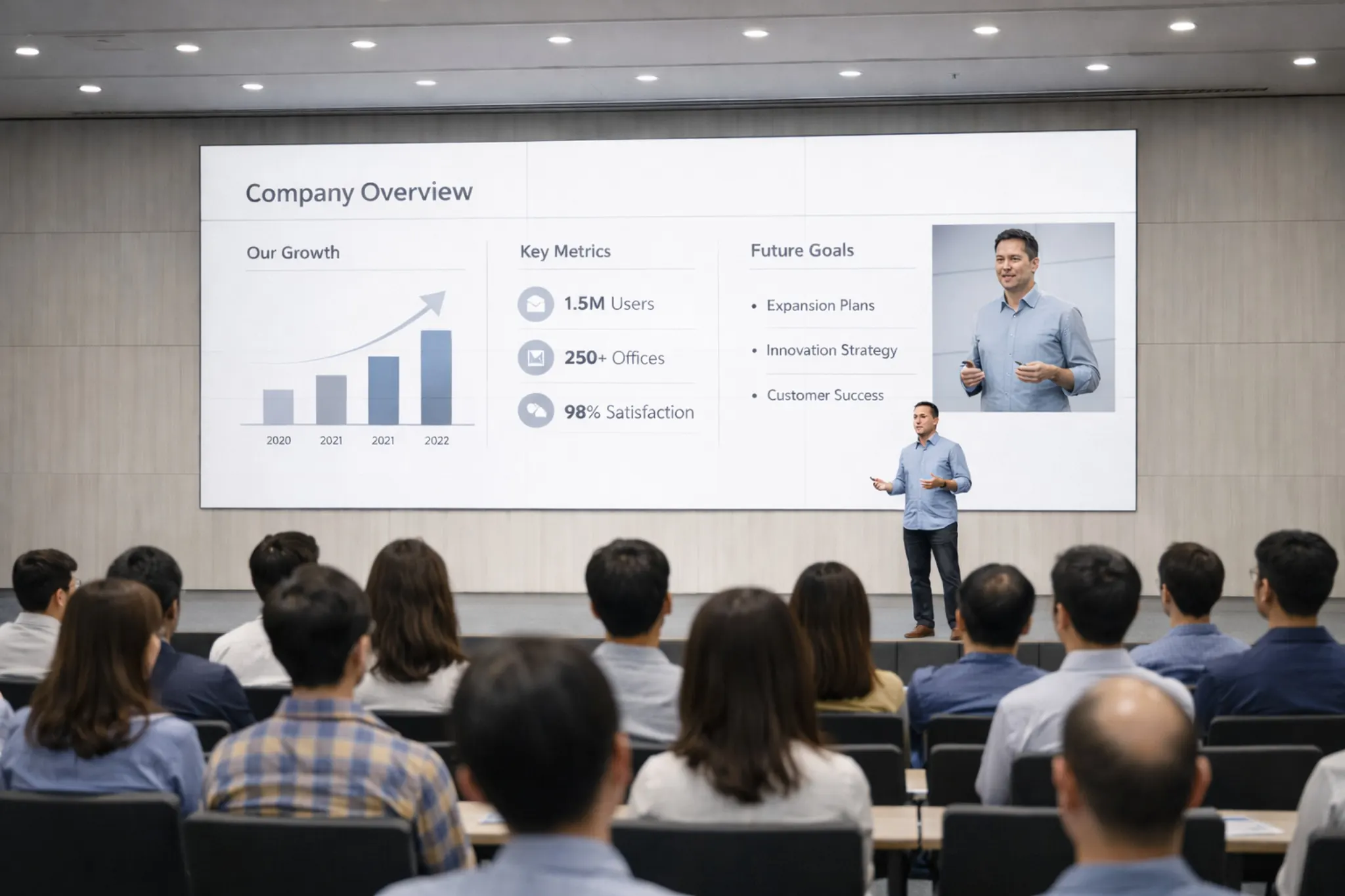 Town hall videowall solution in Singapore